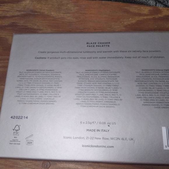 New never Swatched iconic London face pallet - Picture 4 of 5